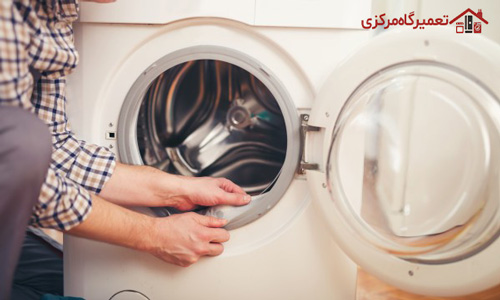 پوسیدگی لاستیک درب ماشین لباسشویی علت صدای ماشین لباسشویی پاکشوما می باشد